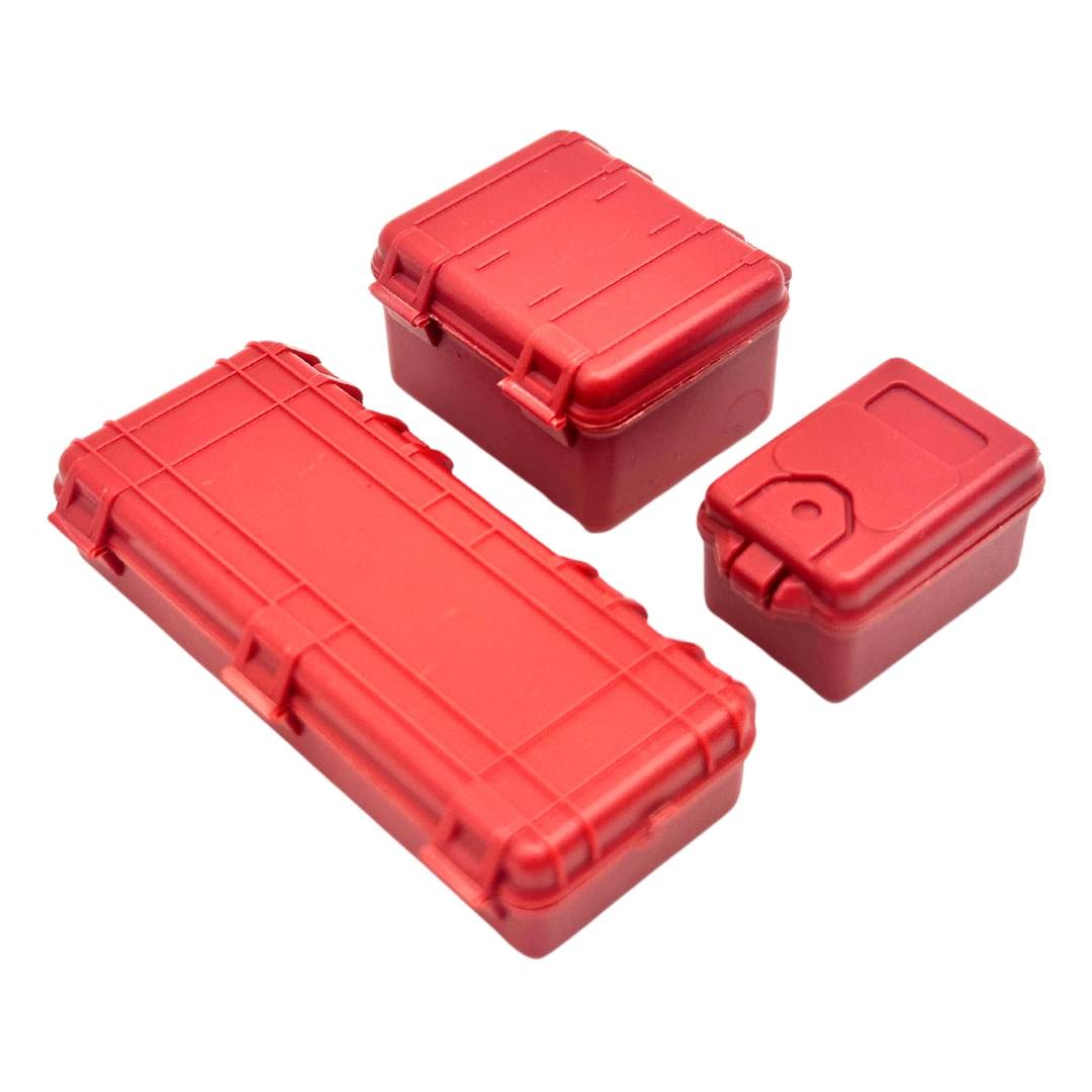 Red Hot RC Toolboxes: Scale 1/24 & 1/18. Realistic & Functional. Get Yours Now!