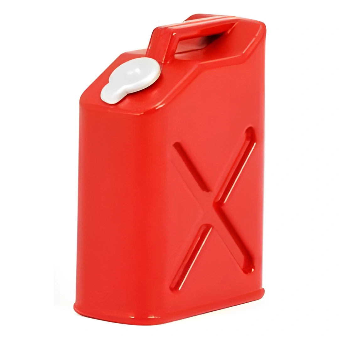 Red Jerry Can for Your RC Crawler Ride Ready to Rumble! Scale Fuel Cell Perfection.